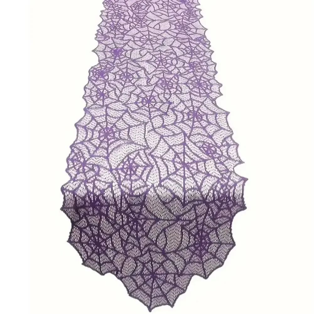 Purple Spiderweb Table Runner 13